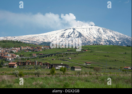 Ätna, Maletto, Provinz von Catania, Sizilien, Italien, Europa Stockfoto