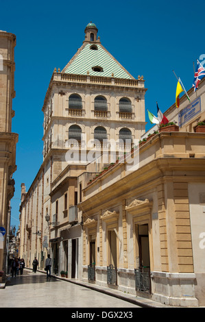 Museum, Piazza Repubblica, Marsala, Provinz Trapani, Sizilien, Italien, Europa Stockfoto