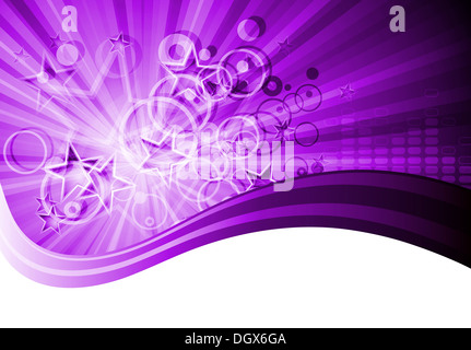 Bunte Hintergrundmusik. 10 EPS-Vektor-design Stockfoto