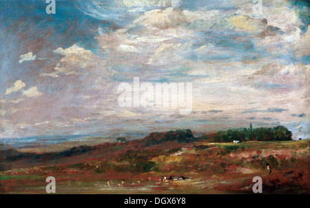 Hampstead Heath mit Badenden - von John Constable, 1822 Stockfoto