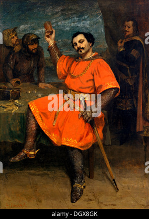 Louis Gueymard als Robert le Diable - von Gustave Courbet, 1857 Stockfoto