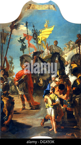 Der Triumph des Marius - von Giovanni Battista Tiepolo, 1729 Stockfoto