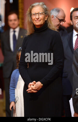 Oviedo, Spanien. 25. Oktober 2013. Annie Leibovitz besucht die XXII. Prinz von Asturien Preise in Oviedo am 25. Oktober 2013 © Dpa picture-Alliance/Alamy Live News Stockfoto