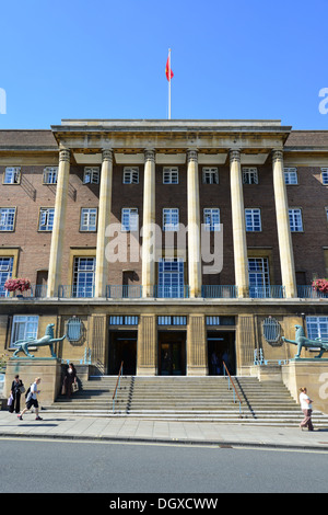 Norwich City Hall, St. Peters Street, Norwich, Norfolk, England, Vereinigtes Königreich Stockfoto
