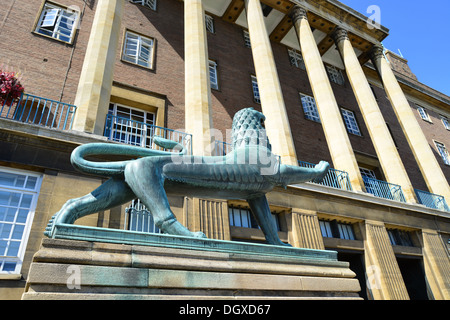 Norwich City Hall, St. Peters Street, Norwich, Norfolk, England, Vereinigtes Königreich Stockfoto