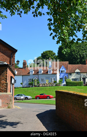 Zeit auf dem Land von der Brücke in Finchingfield, Essex, England, Vereinigtes Königreich Stockfoto