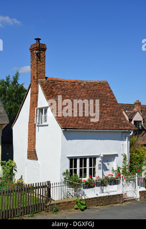 Periode Hütte, Finchingfield, Essex, England, Vereinigtes Königreich Stockfoto