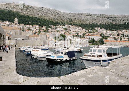 Hafen von Dubrovnik, Kroatien, Europa Stockfoto