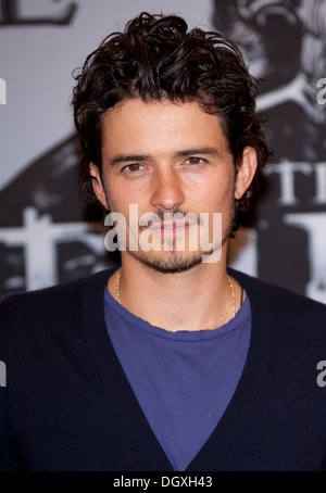 Orlando Bloom in der Fototermin des Films "Die drei Musketiere" in München, Bayern Stockfoto