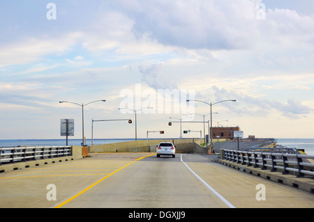 Chesapeake Bay Bridge Tunnel, Virginia, USA Stockfoto