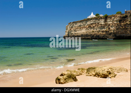 Portugal, Algarve, Praia da Senhora da Rocha, Armacao de Pera Stockfoto