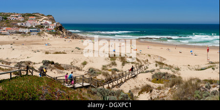 Portugal, Algarve, Monte Clérigo auf der Costa Vicentina Stockfoto