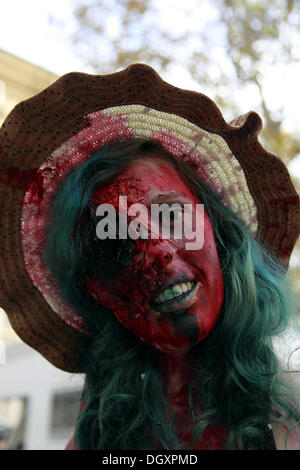 Zombie walk in Montpellier, Occitanie Frankreich Stockfoto