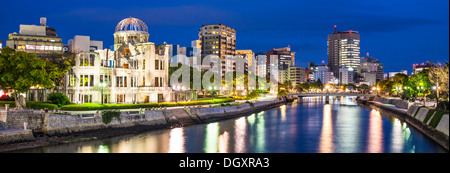 Hiroshima, Japan im Hiroshima Peace Memorial Park. Stockfoto