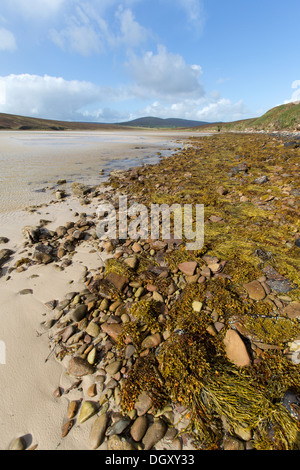 Inseln von Orkney, Schottland. Malerische Aussicht auf Waulkmill Bucht an der südwestlichen Küste der Orkney Festland. Stockfoto