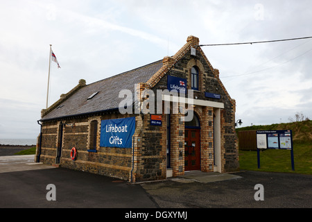 Portpatrick Rettungsboot erkunden Bahnhof Schottland, Vereinigtes Königreich Stockfoto