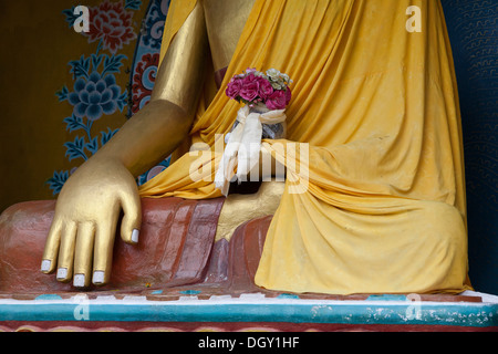 Angebote Links für Buddha Karma Dubgyu Chokhorling Kloster - Pokhara, Pokhara Tal Gandaki Zone, Nepal Stockfoto