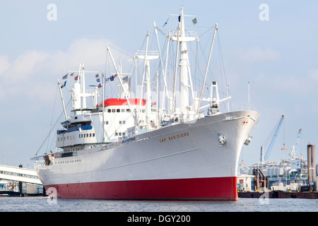 Museum Schiff Cap San Diego im Hamburger Hafen, Hamburg, Hamburg, Deutschland Stockfoto