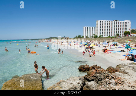 Einen Strand gesehen auf der Insel Menorca, Spanien Stockfoto