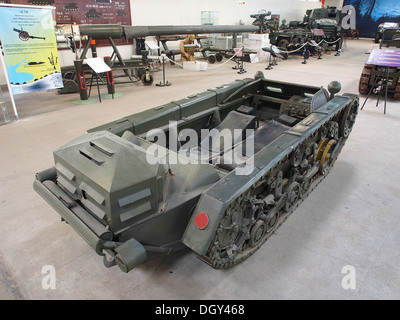 1955 Fouga VP 90, Tanks in den Tank Museum, Saumur, Frankreich, Pic-5 Stockfoto