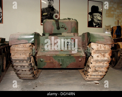 Mark IV Churchill in den Tank Museum, Saumur, Frankreich, Pic - Tank Stockfoto