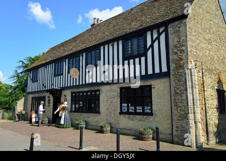 Oliver Cromwells Haus (Tourist Information Centre), Church Lane, Ely, Cambridgeshire, England, Vereinigtes Königreich Stockfoto