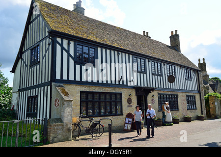 Oliver Cromwells Haus (Tourist Information Centre), Church Lane, Ely, Cambridgeshire, England, Vereinigtes Königreich Stockfoto