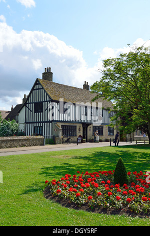 Oliver Cromwells Haus (Tourist Information Centre), Church Lane, Ely, Cambridgeshire, England, Vereinigtes Königreich Stockfoto