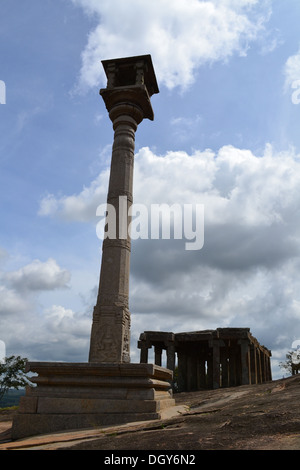 Denkmäler @ Sravanabelagola Stockfoto