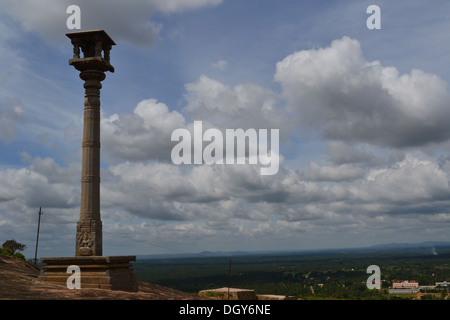 Sehenswürdigkeiten @Sravanabelagola Stockfoto