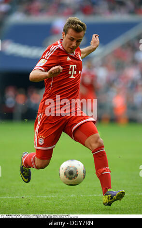 München, Deutschland. 26. Oktober 2013. Mario Gotze (Bayern) Fußball / Fußball: Bundesliga-match zwischen FC Bayern München 3: 2 Hertha BSC Berlin in Allianz Arena in München. © Takamoto Tokuhara/AFLO/Alamy Live-Nachrichten Stockfoto