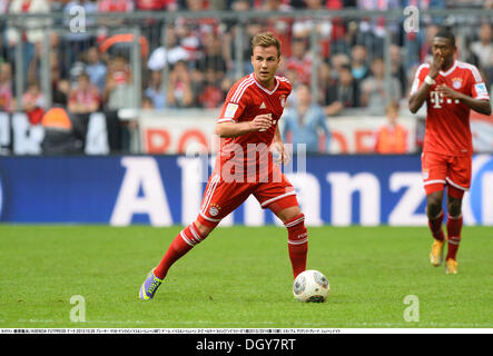 München, Deutschland. 26. Oktober 2013. Mario Gotze (Bayern) Fußball / Fußball: Bundesliga-match zwischen FC Bayern München 3: 2 Hertha BSC Berlin in Allianz Arena in München. © Takamoto Tokuhara/AFLO/Alamy Live-Nachrichten Stockfoto