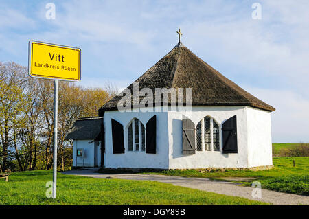 Kapelle in der Fischerei Dorf Vitt am Kap Arkona, Rügen, Mecklenburg-Vorpommern Stockfoto