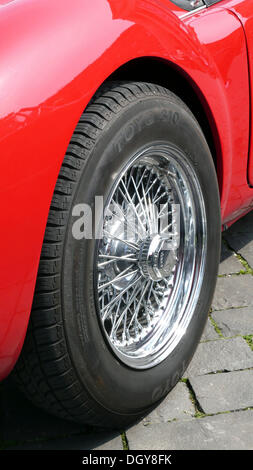 Sprach Rad ein Mg-Roadster Stockfoto