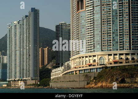 Residential District von Hong Kong, China, Asien Stockfoto