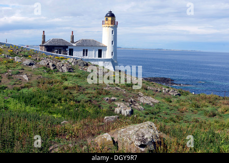 Die Low-Light auf der Isle of May im Firth of Forth, von Fife, an der Ostküste Schottlands. Stockfoto