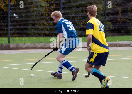 Hochschulsport, Herren-Hockey-match Stockfoto