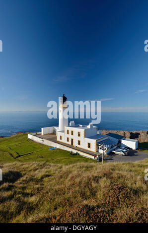 Rua Reidh Lighthouse, Melvaig, Gairloch, westliche Ross, Schottland, Vereinigtes Königreich, Europa Stockfoto