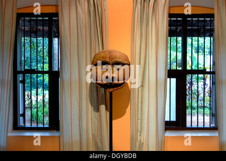 In der Eingang Halle, Boutique Hotel Ruhe, Malabar entweicht, Kerala, Indien, Süd-Indien Stockfoto