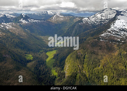Luftaufnahme, um Prince Rupert, Britisch-Kolumbien, Kanada, Nordamerika Stockfoto