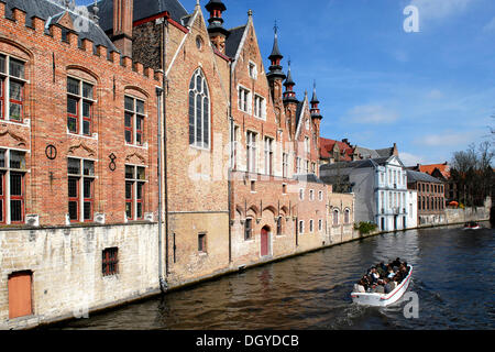 Altstadt, Brügge, ein UNESCO-World Heritage site, West-Flandern, Flandern, Belgien, Europa Stockfoto