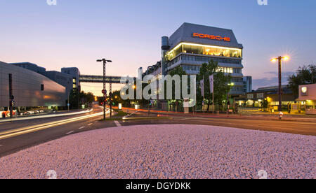 Porsche-zentrale, Zuffenhausen, Stuttgart, Baden-Württemberg Stockfoto