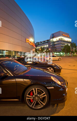 Porsche-zentrale, Zuffenhausen, Stuttgart, Baden-Württemberg Stockfoto