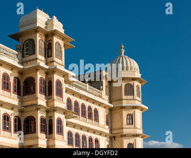 Fateh Prakash Palace Hotel, Teil des Stadtschlosses der Maharana von Udaipur, Udaipur, Rajasthan, Indien Stockfoto