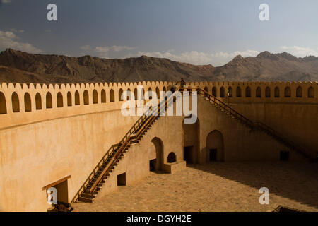Nizwa Fort, Nizwa, Nizwa, Ad Dakhiliyah Region, Oman Stockfoto