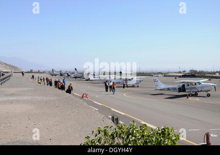 Flughafen, Nazca Lines, Nazca, Peru, Südamerika, Lateinamerika Stockfoto