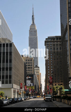 Empire State Building, 34th Street, Murray Hill, New York City, New York, USA, Vereinigte Staaten von Amerika, Nordamerika Stockfoto