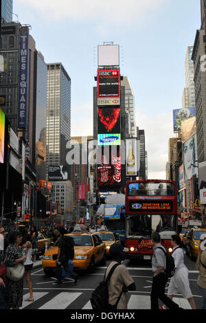 Times Square, Theater District, New York City, New York, USA, Vereinigte Staaten von Amerika, Nordamerika Stockfoto