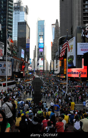 Times Square, Theater District, New York City, New York, USA, Vereinigte Staaten von Amerika, Nordamerika Stockfoto