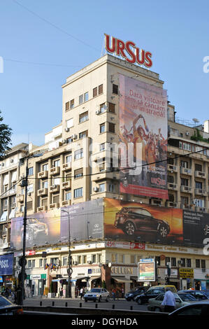 Gebäude, bulevardul General gheorghe Magheru, Bukarest, Rumänien, Europa Stockfoto